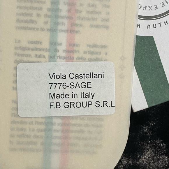 Viola Castellani Italian Leather Hobo Shoulder Bag - Picture 7 of 8